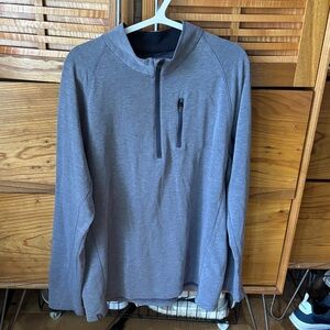 Free Fly Gray Quarter-Zip Pullover